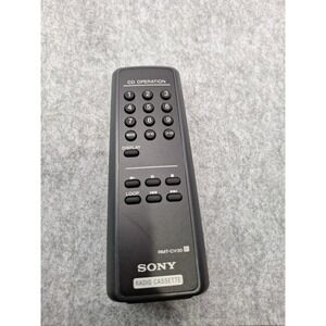 SONY RMT-CV30 CD BOOMBOX RADIO CASSETTE REMOTE CONTROL GOOD CONDITION Untested